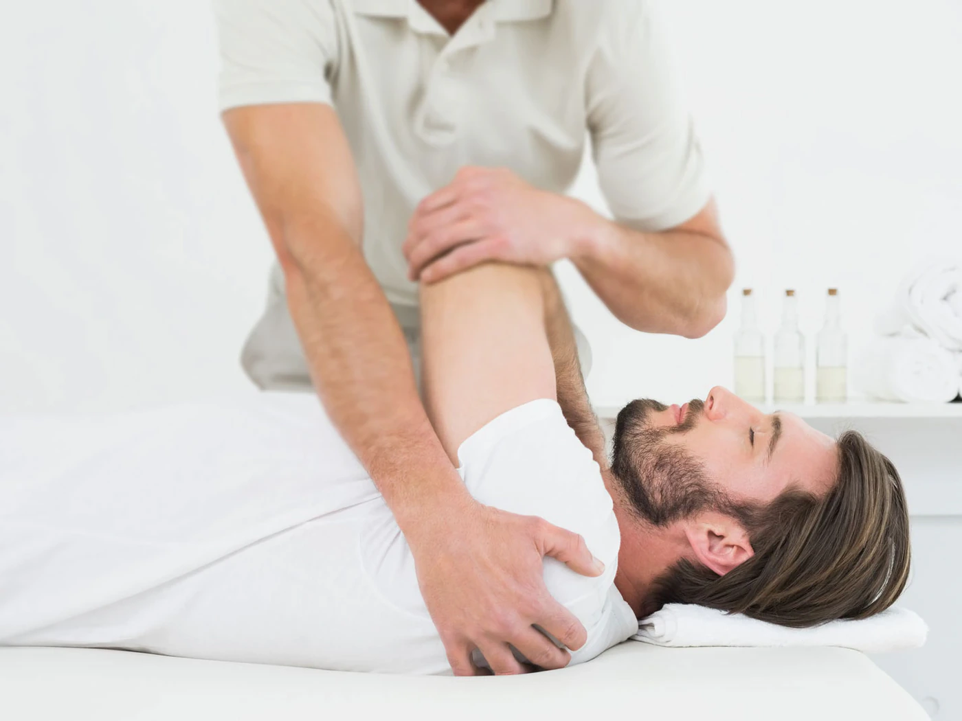 Sportmassage nach dem Training – Praxis an der Piazza Santeramo 1